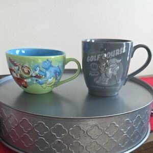 Set Of 2 Disney Collectible Tea/Coffee Mugs: Excellent Condition